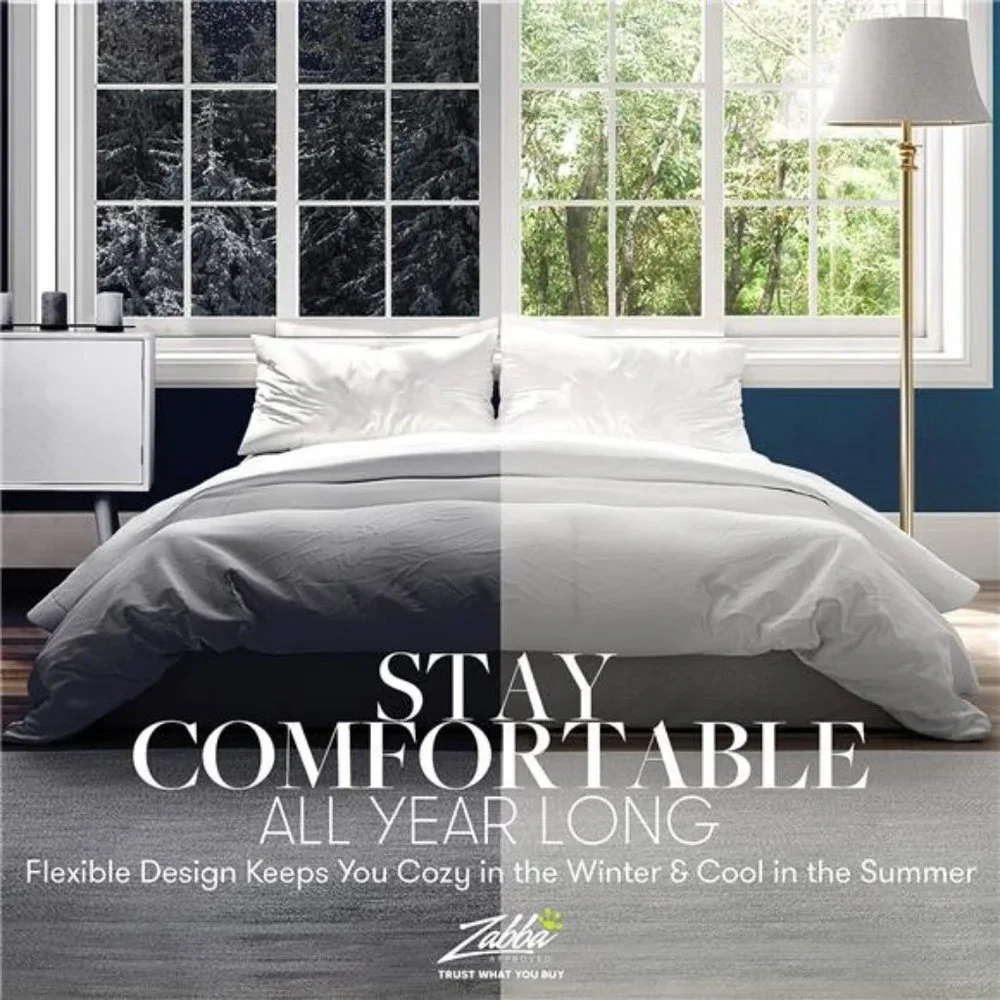 Luxury Linens King/California King Size Comforter - 1600 Series Down Alternative